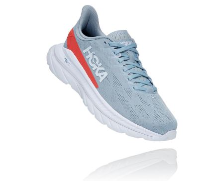 Hoka Mach 4 Mulher - Tenis Azuis / Coral | PT-b29huNY